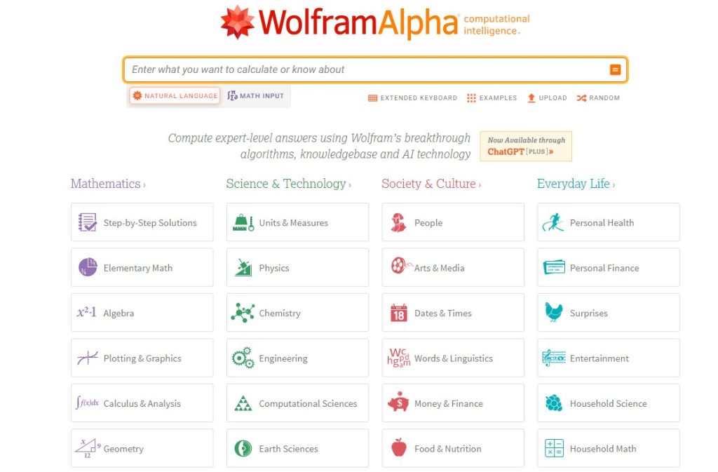 Wolfram Alpha
